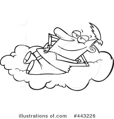 Royalty-Free (RF) Daydreaming Clipart Illustration by toonaday - Stock Sample #443226