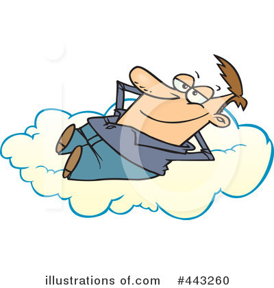 Royalty-Free (RF) Daydreaming Clipart Illustration by toonaday - Stock Sample #443260