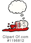 Decapitated Head Clipart #1196812 by lineartestpilot