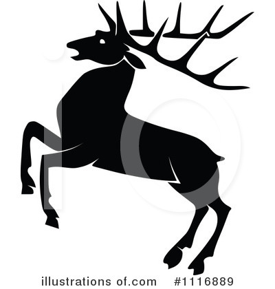 Deer Clipart #1116889 by Prawny Vintage