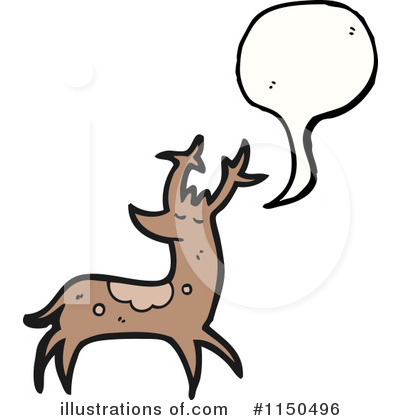 Royalty-Free (RF) Deer Clipart Illustration by lineartestpilot - Stock Sample #1150496