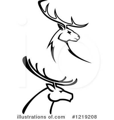 Royalty-Free (RF) Deer Clipart Illustration by Vector Tradition SM - Stock Sample #1219208