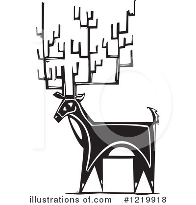Royalty-Free (RF) Deer Clipart Illustration by xunantunich - Stock Sample #1219918