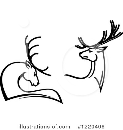 Royalty-Free (RF) Deer Clipart Illustration by Vector Tradition SM - Stock Sample #1220406