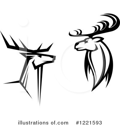 Royalty-Free (RF) Deer Clipart Illustration by Vector Tradition SM - Stock Sample #1221593