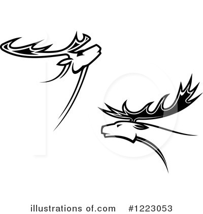 Royalty-Free (RF) Deer Clipart Illustration by Vector Tradition SM - Stock Sample #1223053