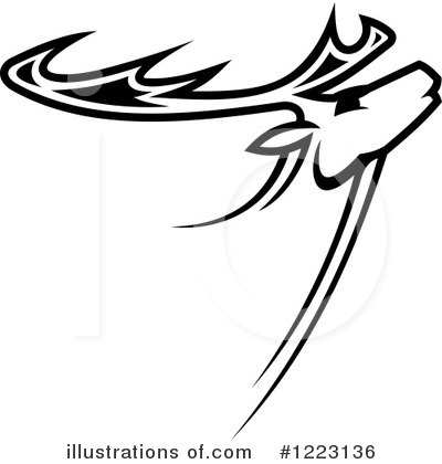 Moose Clipart #1223136 by Vector Tradition SM