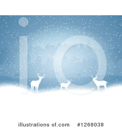 Winter Landscape Clipart #1268038 by KJ Pargeter