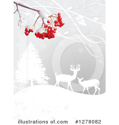 Royalty-Free (RF) Deer Clipart Illustration by Pushkin - Stock Sample #1278082