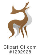 Deer Clipart #1292928 by AtStockIllustration