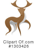 Deer Clipart #1303426 by AtStockIllustration