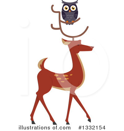 Deer Clipart #1332154 by BNP Design Studio
