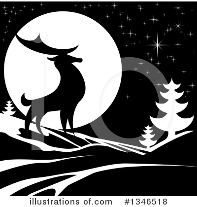 Royalty-Free (RF) Deer Clipart Illustration by AtStockIllustration - Stock Sample #1346518