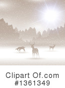 Deer Clipart #1361349 by KJ Pargeter