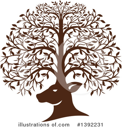 Royalty-Free (RF) Deer Clipart Illustration by patrimonio - Stock Sample #1392231