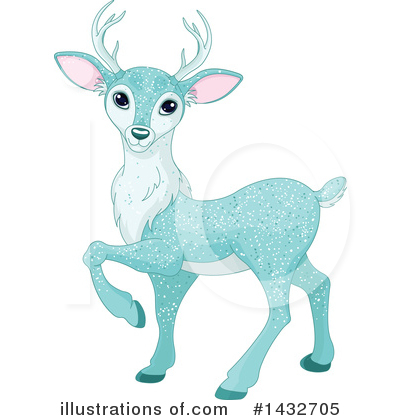 Royalty-Free (RF) Deer Clipart Illustration by Pushkin - Stock Sample #1432705