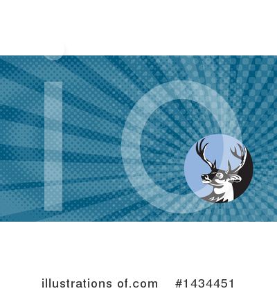 Royalty-Free (RF) Deer Clipart Illustration by patrimonio - Stock Sample #1434451