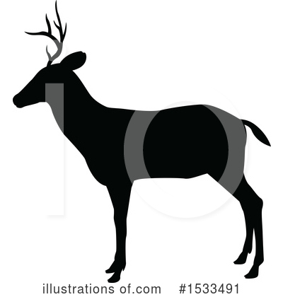 Royalty-Free (RF) Deer Clipart Illustration by AtStockIllustration - Stock Sample #1533491