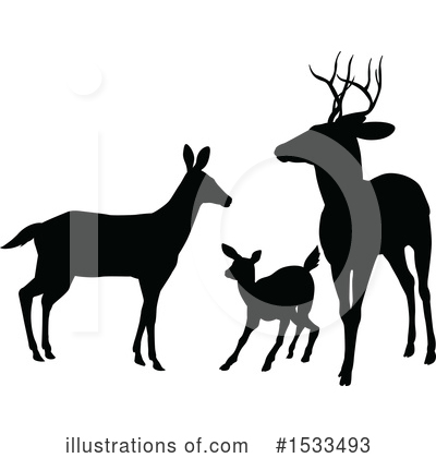 Royalty-Free (RF) Deer Clipart Illustration by AtStockIllustration - Stock Sample #1533493