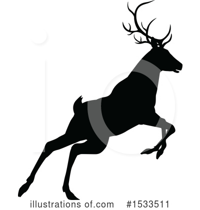 Royalty-Free (RF) Deer Clipart Illustration by AtStockIllustration - Stock Sample #1533511