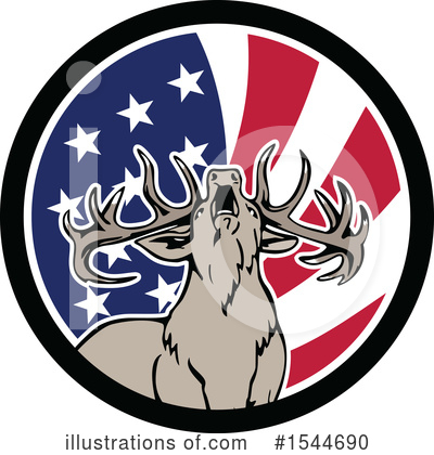 Royalty-Free (RF) Deer Clipart Illustration by patrimonio - Stock Sample #1544690