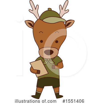Deer Clipart #1551406 by BNP Design Studio