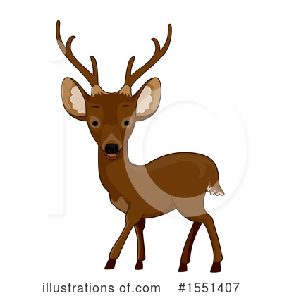 Royalty-Free (RF) Deer Clipart Illustration by BNP Design Studio - Stock Sample #1551407