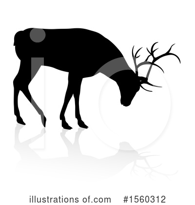 Royalty-Free (RF) Deer Clipart Illustration by AtStockIllustration - Stock Sample #1560312