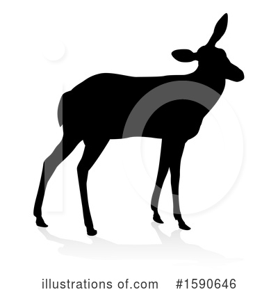 Royalty-Free (RF) Deer Clipart Illustration by AtStockIllustration - Stock Sample #1590646