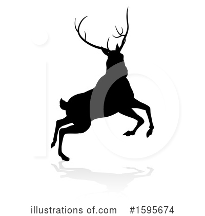 Royalty-Free (RF) Deer Clipart Illustration by AtStockIllustration - Stock Sample #1595674