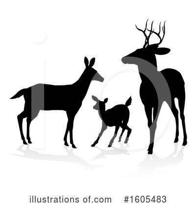 Royalty-Free (RF) Deer Clipart Illustration by AtStockIllustration - Stock Sample #1605483