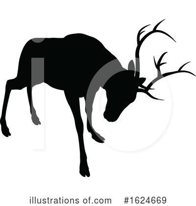 Stag Clipart #1624669 by AtStockIllustration