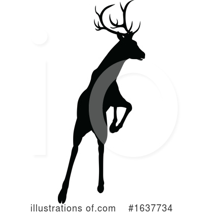 Royalty-Free (RF) Deer Clipart Illustration by AtStockIllustration - Stock Sample #1637734