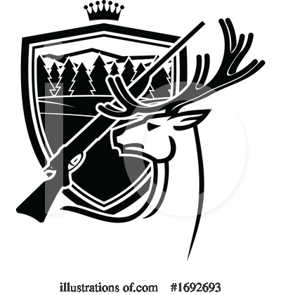 Deer Clipart #1692693 by Vector Tradition SM