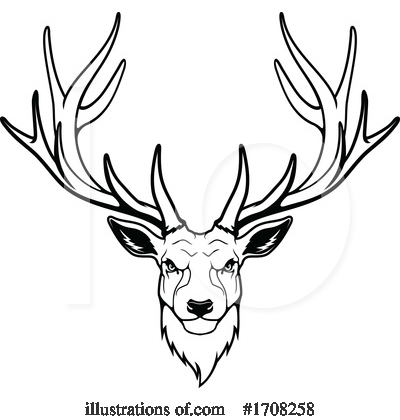 Royalty-Free (RF) Deer Clipart Illustration by Vector Tradition SM - Stock Sample #1708258
