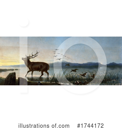 Deer Clipart #1744172 by JVPD