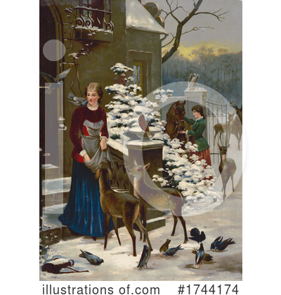 Royalty-Free (RF) Deer Clipart Illustration by JVPD - Stock Sample #1744174