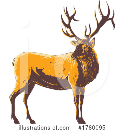 Royalty-Free (RF) Deer Clipart Illustration by patrimonio - Stock Sample #1780095