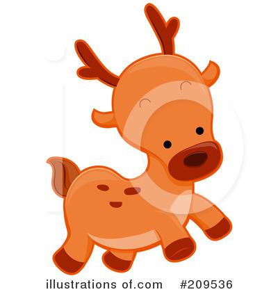 Royalty-Free (RF) Deer Clipart Illustration by BNP Design Studio - Stock Sample #209536