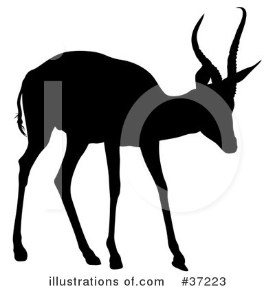 Royalty-Free (RF) Deer Clipart Illustration by dero - Stock Sample #37223