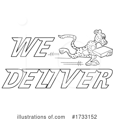 Delivery Clipart #1733152 by LaffToon