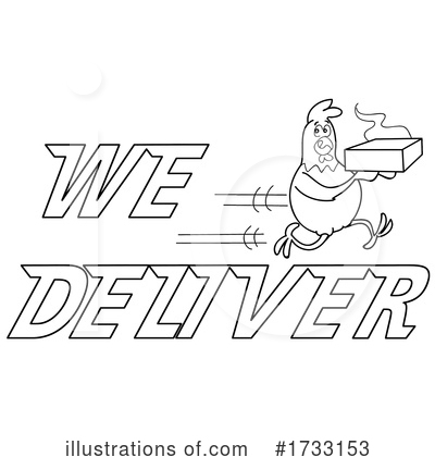 Delivery Clipart #1733153 by LaffToon