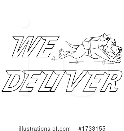 Delivery Clipart #1733155 by LaffToon