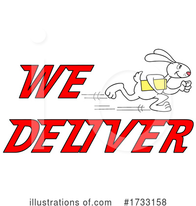 Delivery Clipart #1733158 by LaffToon
