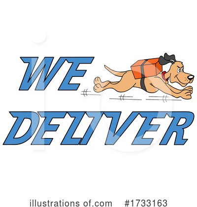 Delivery Clipart #1733163 by LaffToon