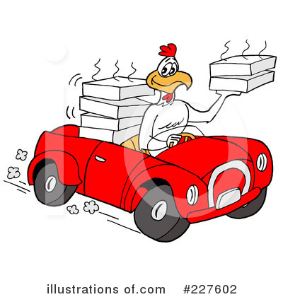 Food Delivery Clipart #227602 by LaffToon