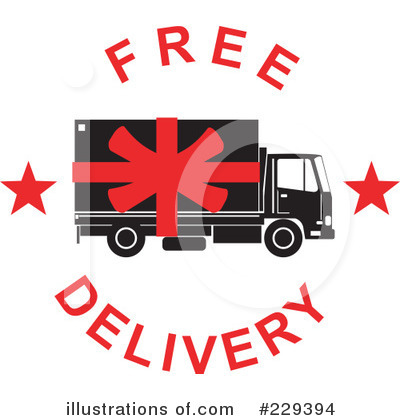 Royalty-Free (RF) Delivery Clipart Illustration by patrimonio - Stock Sample #229394
