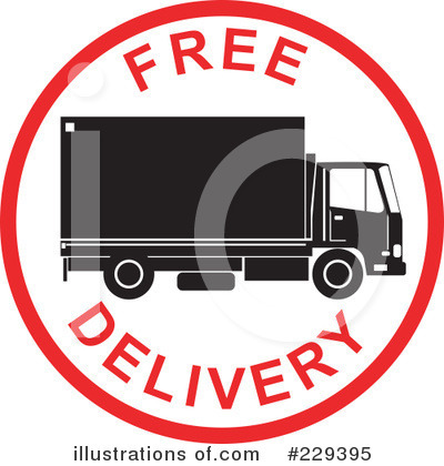 Royalty-Free (RF) Delivery Clipart Illustration by patrimonio - Stock Sample #229395