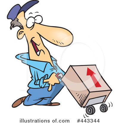 Royalty-Free (RF) Delivery Clipart Illustration by toonaday - Stock Sample #443344