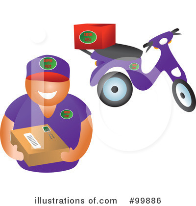 Royalty-Free (RF) Delivery Clipart Illustration by Prawny - Stock Sample #99886